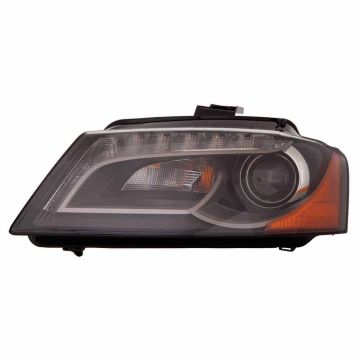 Headlight Assembly Composite Left Bi-Xenon w/o Curve Lighting for Audi A3 2009-2013
