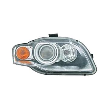 Headlight Assembly Composite Right w/Xenon w/o Curve Lighting Lamp for Audi A4 2005-2008