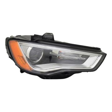 Headlight Assembly Composite Right Xenon w/o Curve Lighting for Audi S3 A3