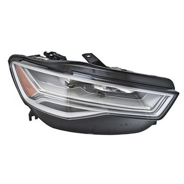 Headlight Assembly Composite Right LED w/o Matrix Lighting for Audi S6 A6