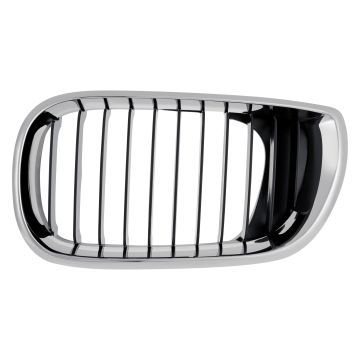 Grille Assembly Left Hood Mounted Black for BMW 325i 330i