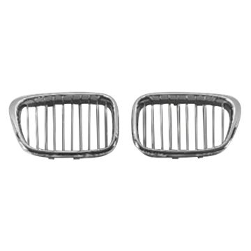 Grille Assembly Right Black for BMW 530i 525i