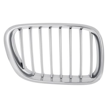Grille Assembly Right Chrome & Titanium ABS Plastic for BMW X5 2000-2003