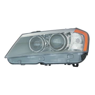 Headlight Assembly Composite Left F25 Xenon w/o Adaptive Headlamps for BMW X3 2011-2014
