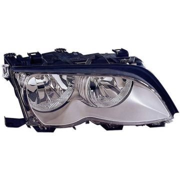 Headlight Assembly Composite Right Halogen w/Titanium Trim for BMW 325i 320i