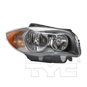 Headlight Lens Housing Right E88/E82 To 3-11 Halogen for BMW 128i 135i