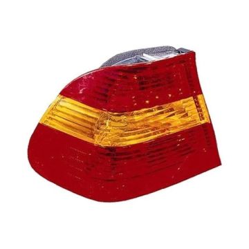 Tail Light Assembly Left Outer E46 w/Amber & Red Lens for BMW 325i 330i