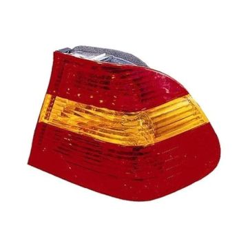 Tail Light Assembly Right Outer E46 w/Amber & Red Lens for BMW 325i 330i