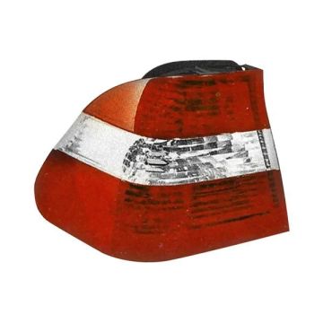 Tail Light Assembly Right E46 Body Mounted w/Red & Clear Lenses for BMW 325i 330i