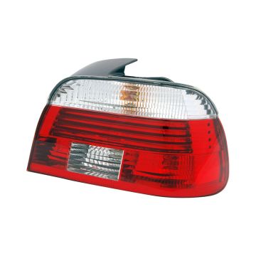 Tail Light Housing Right w/White Turn Signal Lens Includes Lens for BMW 530i 540i 525i