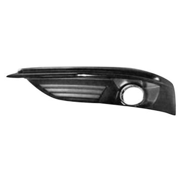 Bumper Insert Front Left Fog Lamp Bezel w/Fog Lamps w/Chrome/Argent Grille for Chrysler 200 2011-2014