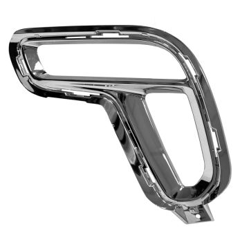 Bumper Insert Front Left Fog Lamp Bezel w/Fog Lamps Chrome for Dodge Durango 2021-2024