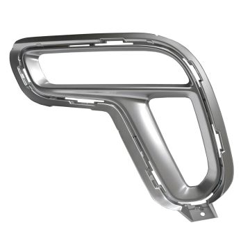 Bumper Insert Front Left Fog Lamp Bezel w/Fog Lamps Satin Chrome for Dodge Durango 2021-2024