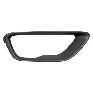 Bumper Insert Front Right w/o Limited X Pkg w/Silver Trim Fog Lamp Opening Trim Ring for Jeep Grand Cherokee Grand Cherokee WK