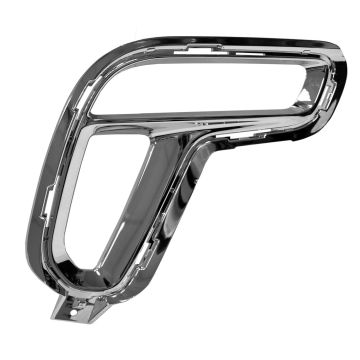 Bumper Insert Front Right Fog Lamp Bezel w/Fog Lamps Chrome for Dodge Durango 2021-2024