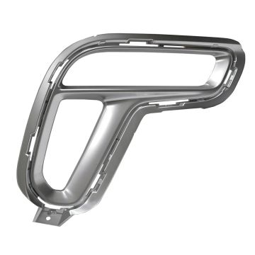 Bumper Insert Front Right Fog Lamp Bezel w/Fog Lamps Satin Chrome for Dodge Durango 2021-2024