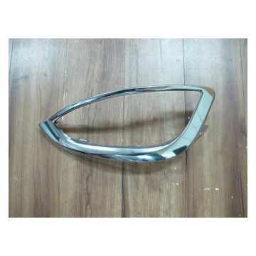 Bumper Cover Molding Front Left Fog Lamp Opening Trim w/Fog Lamps Chrome for Chrysler Pacifica 2017-2020
