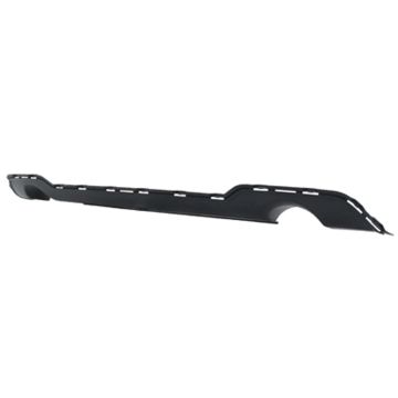 Bumper Valance / Grille Kit Rear Dual Exhaust Matte Dark Gray Panel CAPA for Dodge Avenger 2011-2014