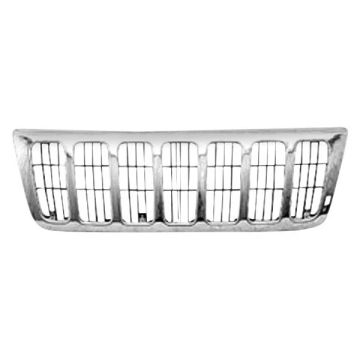 Grille Assembly Chrome for Jeep Grand Cherokee Laredo 1999-2003