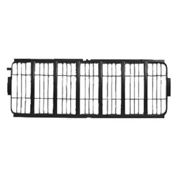 Grille Assembly Grille Insert Matte-Black for Jeep Liberty 2002-2004