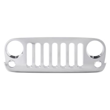 Grille Assembly All Chrome for Jeep Wrangler 2007-2011