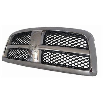 Grille Assembly Chrome/Black for Dodge Ram 1500 Ram 1500
