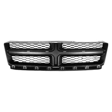 Grille Assembly w/o Chrome w/Fog Lamps for Dodge Avenger 2011-2014