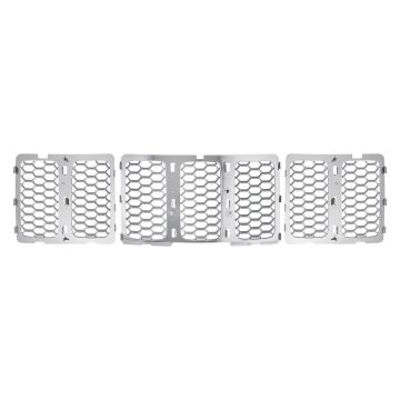 Grille Assembly Honeycomb Style Chrome/Chrome for Jeep Grand Cherokee 2014-2016