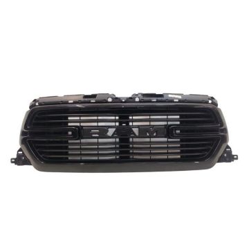 Grille Assembly w/o Surround View Camera Body Color Grille for Ram 1500 2019-2022