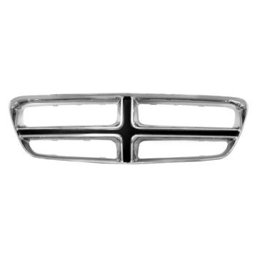 Grille Molding w/Chrome Black for Dodge Charger R/T SXT SXT Plus SE 2011-2014