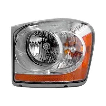 Headlight Assembly Composite Left w/Integrated Marker Lamp for Dodge Durango 2004-2005