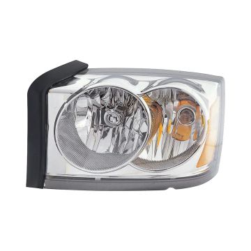 Headlight Assembly Composite Left w/o Black Bezel for Dodge Dakota 2006-2007