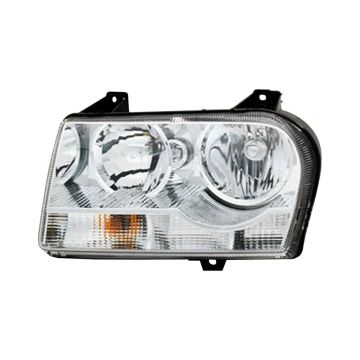 Headlight Assembly Composite Left Halogen w/o Delay Option for Chrysler 300 2008