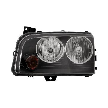 Headlight Assembly Composite Left Halogen for Dodge Charger 2008-2010