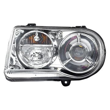 Headlight Assembly Composite Left Halogen w/Delay Option From 11-1-08 for Chrysler 300 2009-2010