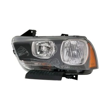 Headlight Assembly Composite Left Halogen for Dodge Charger 2011-2014