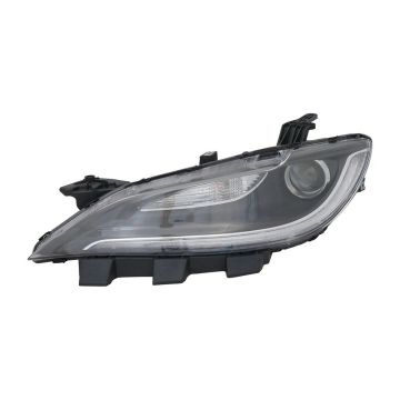 Headlight Assembly Composite Left Halogen Black Trim for Chrysler 200 2015