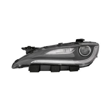 Headlight Assembly Composite Left LED w/LED DRL Chrome Trim for Chrysler 200 2015-2016
