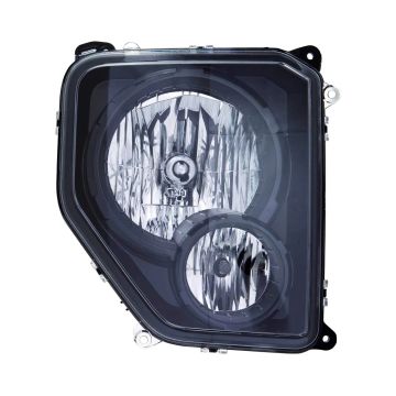 Headlight Assembly Composite Right w/Black Bezel for Jeep Liberty 2010-2012