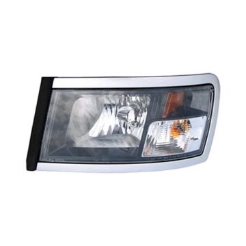 Headlight Lens Housing Left w/Black Bezel for Dodge Dakota Ram Dakota