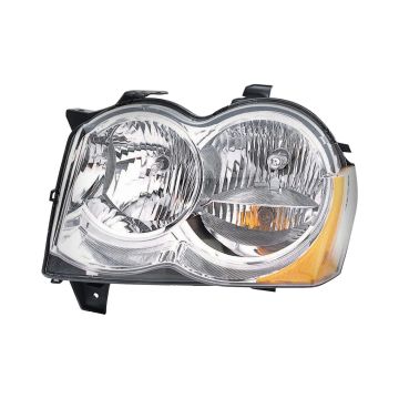 Headlight Lens Housing Left Halogen for Jeep Grand Cherokee 2008-2010