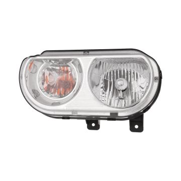 Headlight Lens Housing Left Halogen for Dodge Challenger 2008-2014