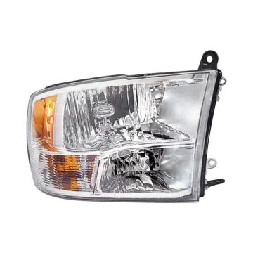 Headlight Lens Housing Right w/Quad Lamps for Dodge Ram 1500 Ram 2500 Ram 3500 Ram 1500 2500 3500
