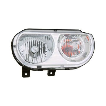 Headlight Lens Housing Right Halogen for Dodge Challenger 2008-2014