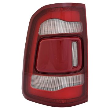 Tail Light Assembly Left LED w/o Blind Spot Detection Chrome Trim for Ram 1500 2019-2024