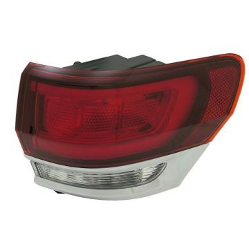 Tail Light Assembly Right Outer Chrome Trim for Jeep Grand Cherokee WK Grand Cherokee