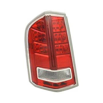 Tail Light Housing Left Chrome Includes Lens for Chrysler 300 S SRT8 C Base C Luxury SRT8 Core 2013-2014