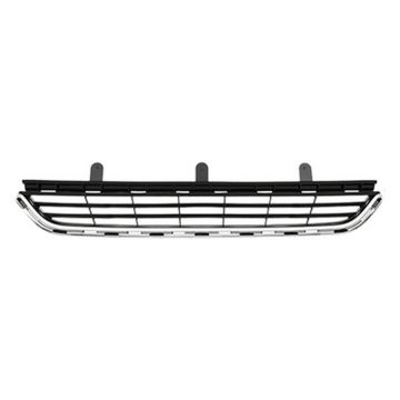 Bumper Cover Grille Front Black for Ford Fiesta Titanium 2014-2018