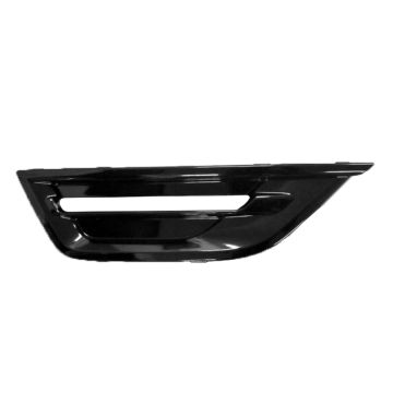 Bumper Insert Front Right Fog Lamp Opening Cover Black for Ford Taurus SHO 2013-2019