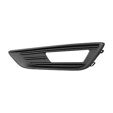 Bumper Insert Front Right w/o Appearance Pkg Fog Lamp Bezel w/Fog Lamps for Ford Focus SE Appearance SE SE Luxury 2015-2018